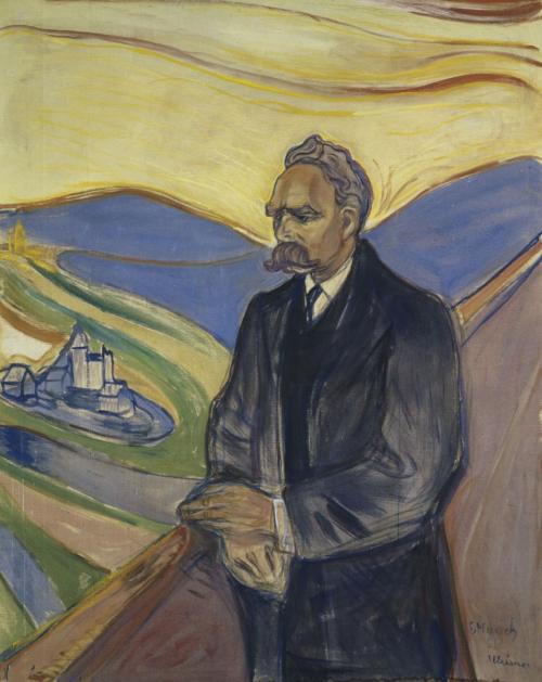 Edvard Munch: Friedrich Nietzsche. Stockholm, Thielska Galleriet.