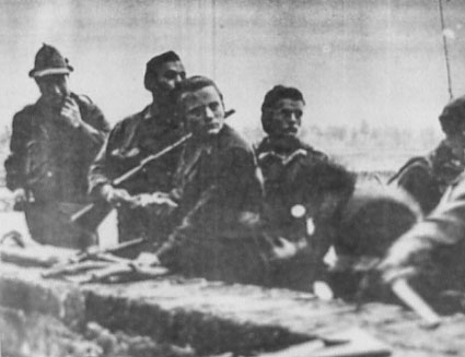 Gruppo partigiano della Brigata Partigiana “Filippo Beltrami”, Val d’Ossola, 1944.