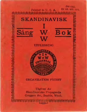 Edizione in scandinavo del “Little Red Songbook”, anni 20