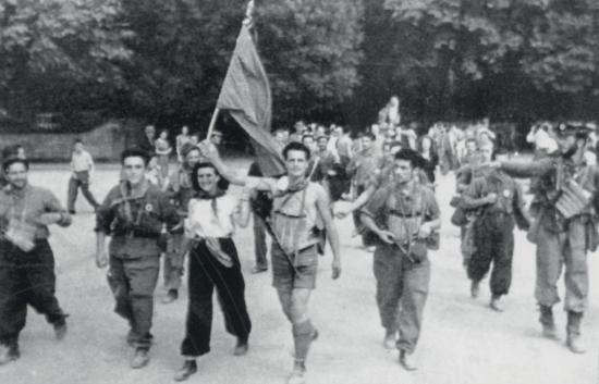 4. augusti 1944, Florens. Partisanerna kommer in i staden.