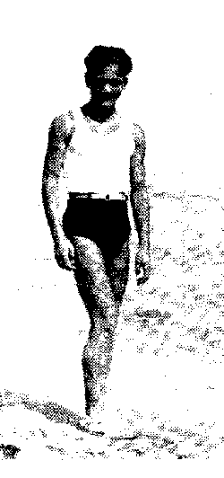 Pier Paolo Pasolini. Spiaggia di Lignano, 1941.