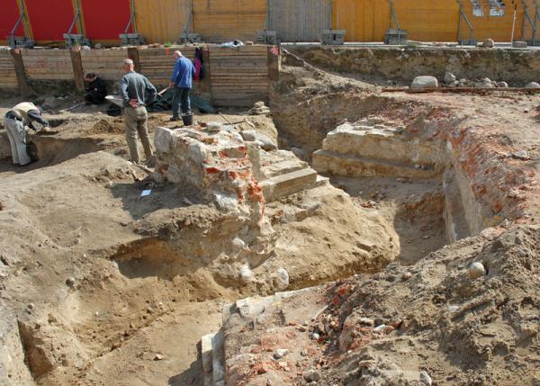 Excavation site in Berlin's Petriplatz
