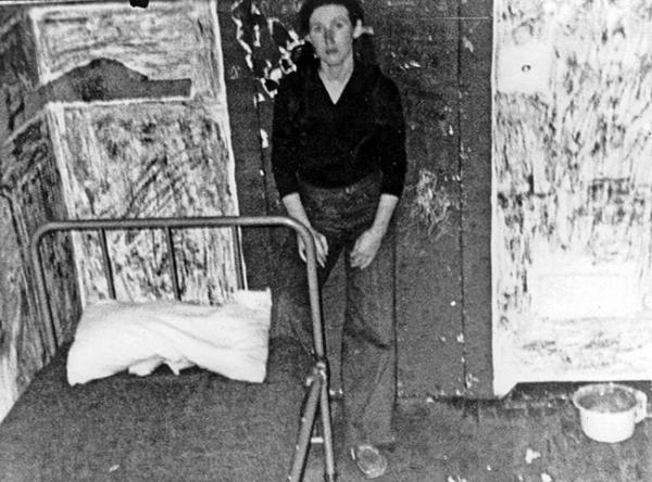 Mairéad Farrel nel 1980, durante la "dirty protest" nel carcere di Armagh.