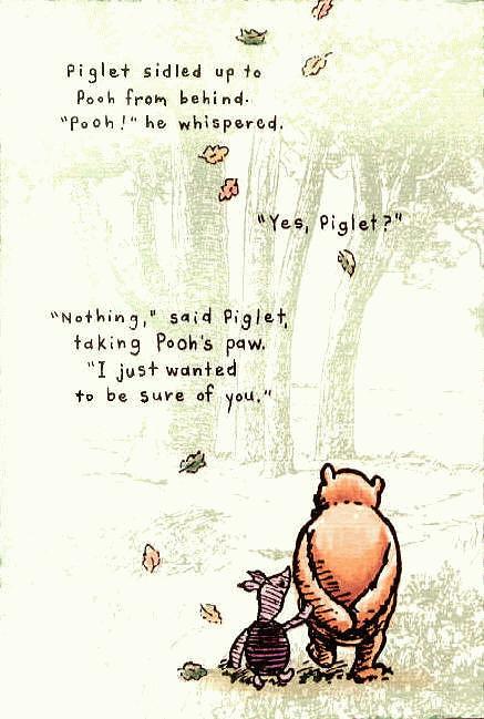 Piglet e Winnie The Pooh