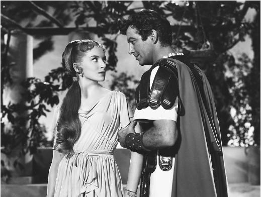 Deborah Kerr e Robert Taylor nel Quo Vadis? di Mervyn LeRoy (1951)