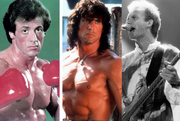 Rocky, Rambo e Sting