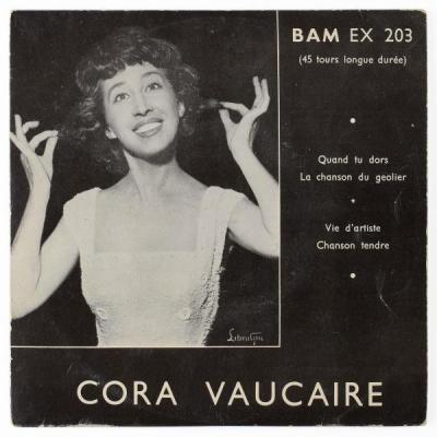 Cora Vaucaire - BAM EX 203 (Éditions de la Boîte à Musique – Paris)