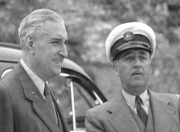 Due celebri ladroni del XX secolo: António Salazar (a destra) e Francisco Franco (a sinistra)