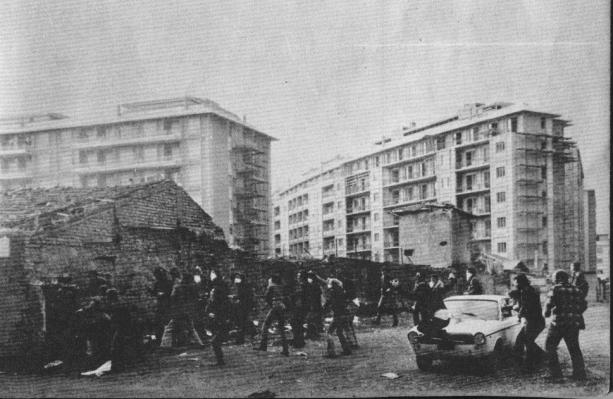 San Basilio, Roma, settembre 1974.