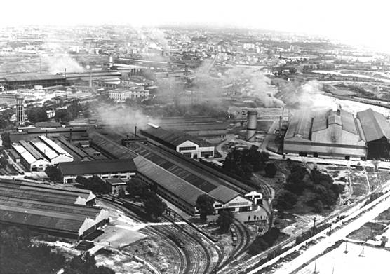 Sesto San Giovanni. Falck steel plant.