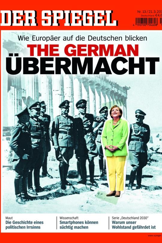 Una copertina de Der Spiegel, il maggiore settimanale tedesco