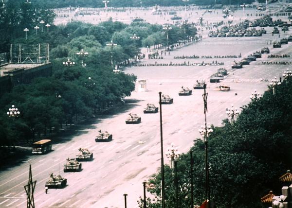 Tank Man, Tienanmen Square, Beijing, June 5, 1989