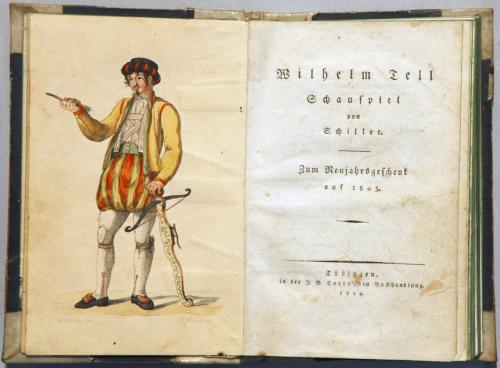 La prima edizione del Guglielmo Tell di Schiller (1805)