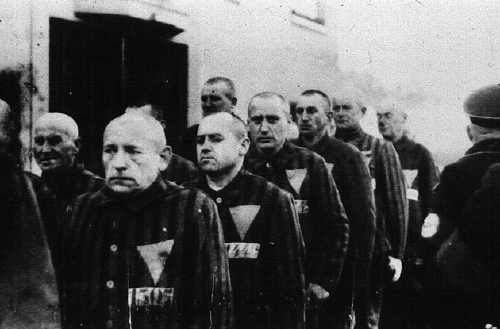 Prigionieri col triangolo rosa a Sachsenhausen