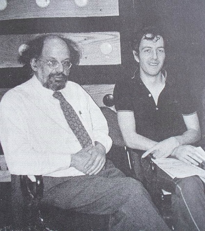 Allen Ginsberg con Joe Strummer