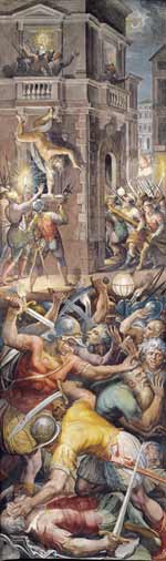 La notte di San Bartolomeo in un affresco di Giorgio Vasari