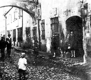Il ghetto di Vilnius nel 1941.