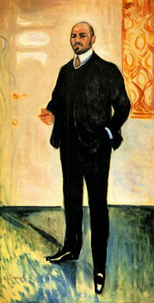 Walther Rathenau  Peinture d'Edvard Munch  - 1907